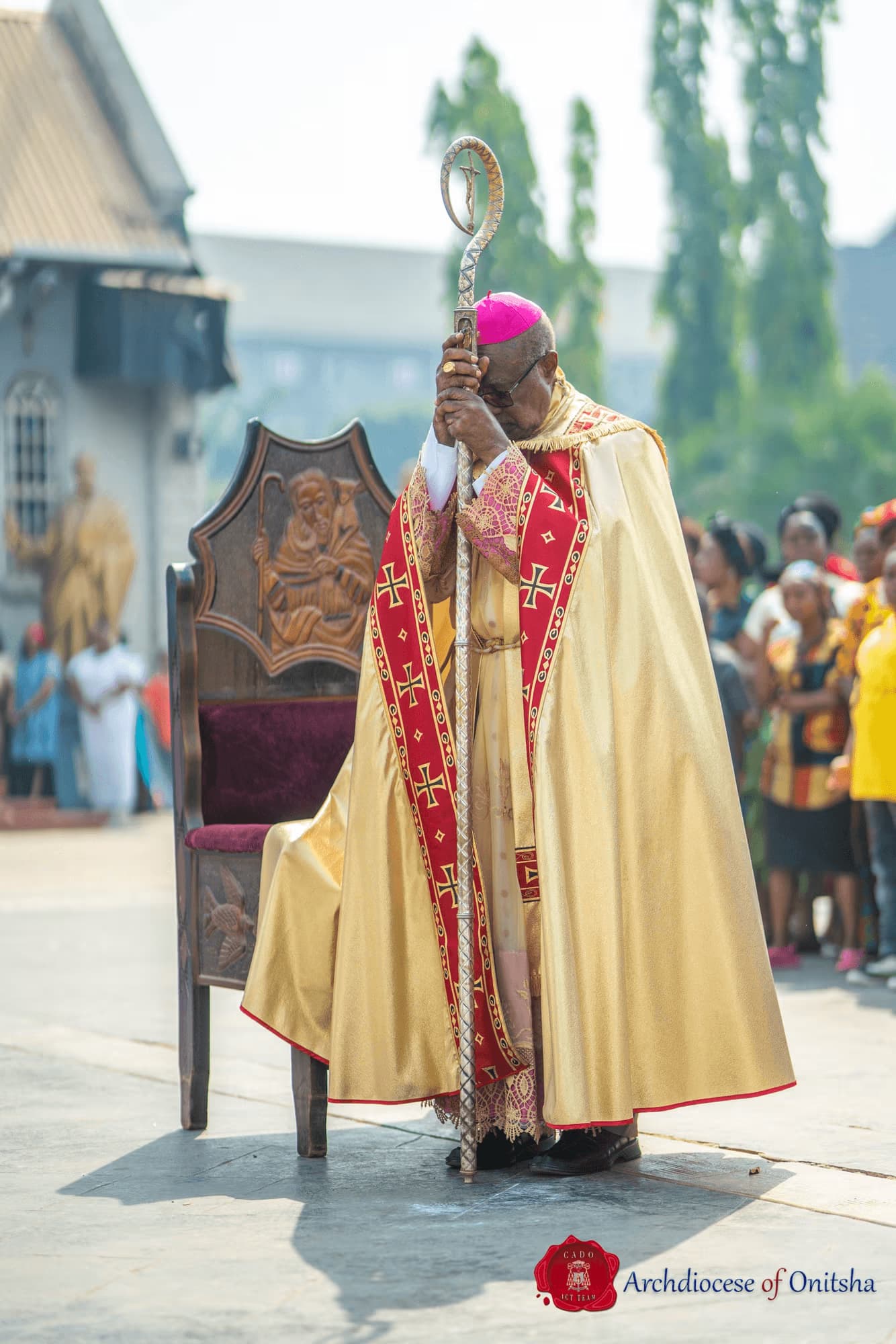 His Grace during a recent pastoral visit